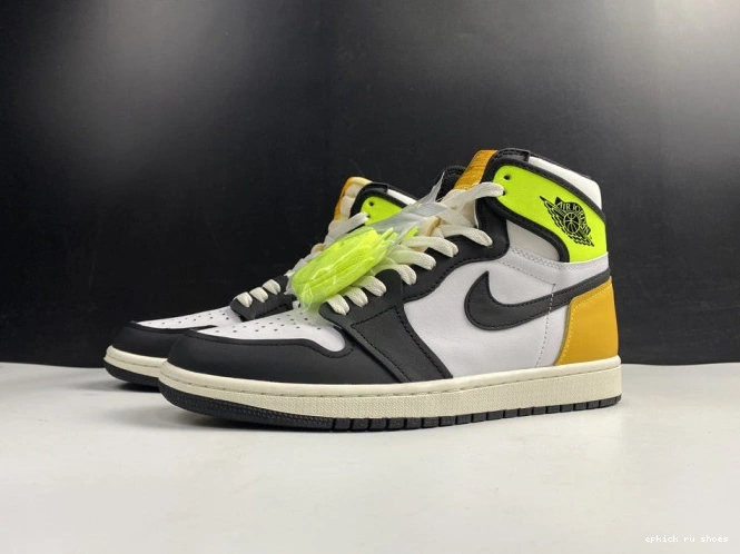 Cheap 'VOLT GOLD' 555088-118 RETRO 1 AIR JORDAN OG HIGH 0714